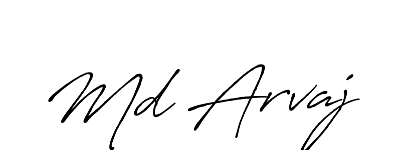 Here are the top 10 professional signature styles for the name Md Arvaj. These are the best autograph styles you can use for your name. Md Arvaj signature style 7 images and pictures png