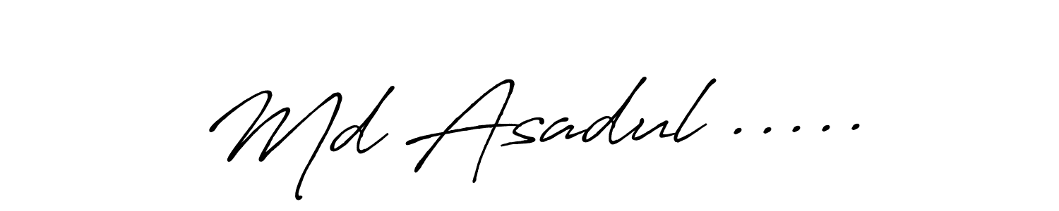 This is the best signature style for the Md Asadul ..... name. Also you like these signature font (Antro_Vectra_Bolder). Mix name signature. Md Asadul ..... signature style 7 images and pictures png