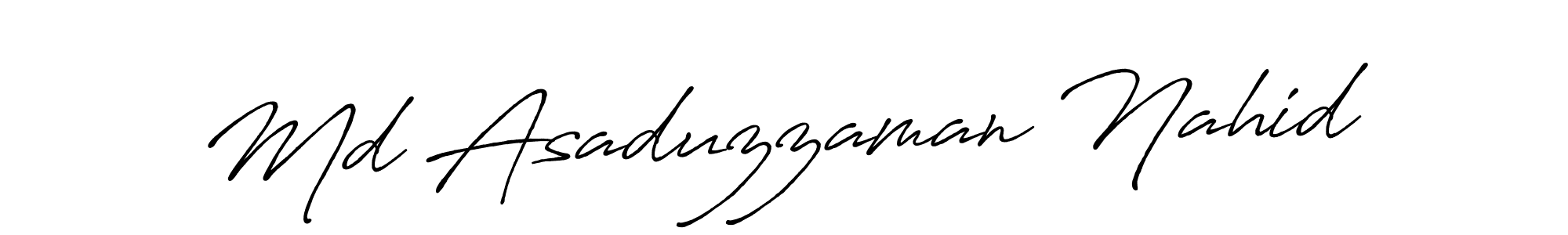 Here are the top 10 professional signature styles for the name Md Asaduzzaman Nahid. These are the best autograph styles you can use for your name. Md Asaduzzaman Nahid signature style 7 images and pictures png