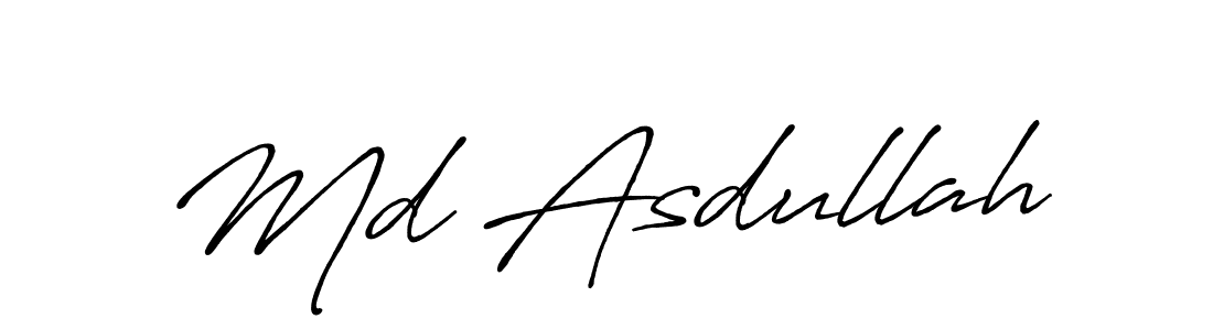 Best and Professional Signature Style for Md Asdullah. Antro_Vectra_Bolder Best Signature Style Collection. Md Asdullah signature style 7 images and pictures png