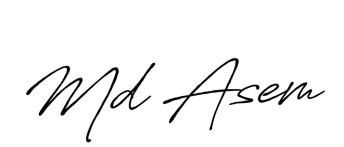 You should practise on your own different ways (Antro_Vectra_Bolder) to write your name (Md Asem) in signature. don't let someone else do it for you. Md Asem signature style 7 images and pictures png