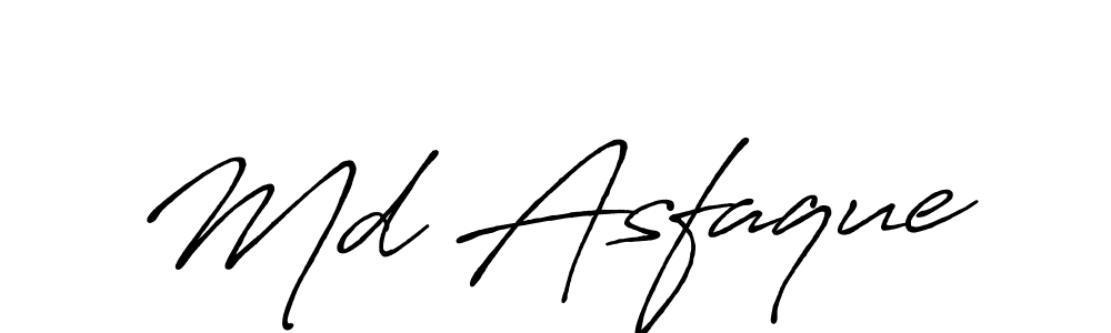 Create a beautiful signature design for name Md Asfaque. With this signature (Antro_Vectra_Bolder) fonts, you can make a handwritten signature for free. Md Asfaque signature style 7 images and pictures png