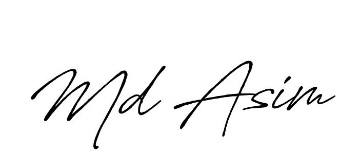 How to Draw Md Asim signature style? Antro_Vectra_Bolder is a latest design signature styles for name Md Asim. Md Asim signature style 7 images and pictures png