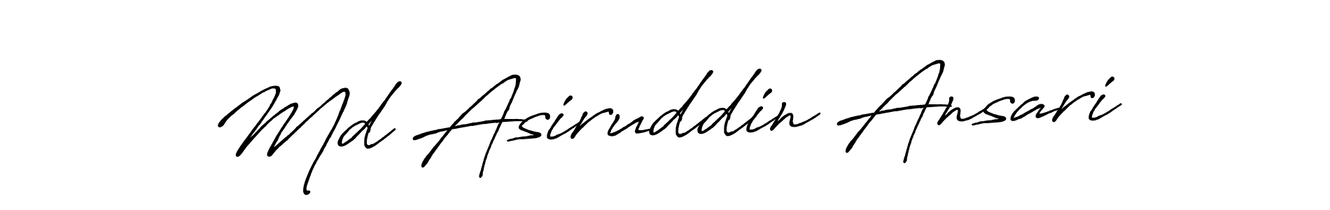Make a beautiful signature design for name Md Asiruddin Ansari. Use this online signature maker to create a handwritten signature for free. Md Asiruddin Ansari signature style 7 images and pictures png