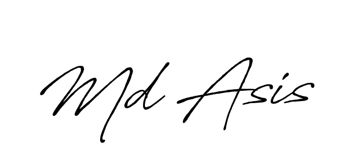 if you are searching for the best signature style for your name Md Asis. so please give up your signature search. here we have designed multiple signature styles  using Antro_Vectra_Bolder. Md Asis signature style 7 images and pictures png