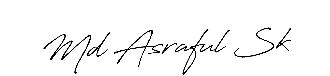 You should practise on your own different ways (Antro_Vectra_Bolder) to write your name (Md Asraful Sk) in signature. don't let someone else do it for you. Md Asraful Sk signature style 7 images and pictures png