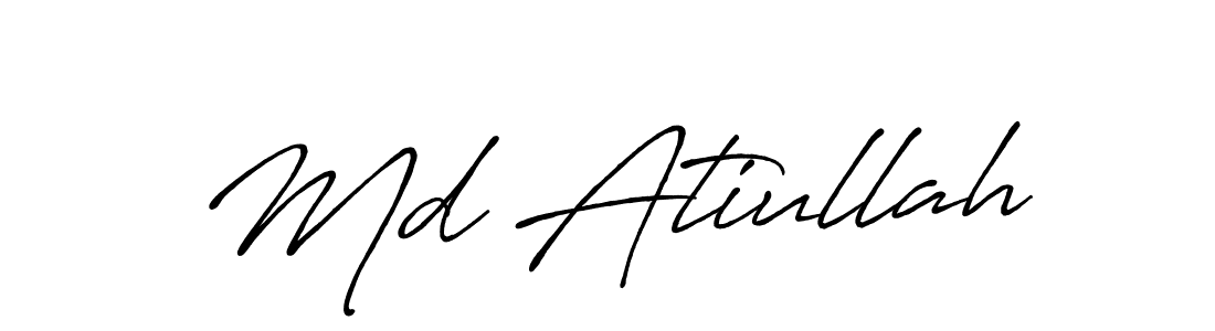 Here are the top 10 professional signature styles for the name Md Atiullah. These are the best autograph styles you can use for your name. Md Atiullah signature style 7 images and pictures png