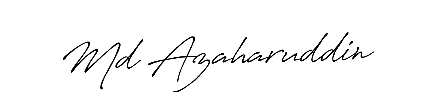 Antro_Vectra_Bolder is a professional signature style that is perfect for those who want to add a touch of class to their signature. It is also a great choice for those who want to make their signature more unique. Get Md Azaharuddin name to fancy signature for free. Md Azaharuddin signature style 7 images and pictures png