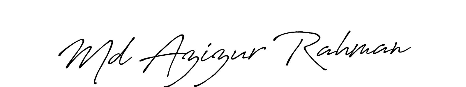 Also You can easily find your signature by using the search form. We will create Md Azizur Rahman name handwritten signature images for you free of cost using Antro_Vectra_Bolder sign style. Md Azizur Rahman signature style 7 images and pictures png