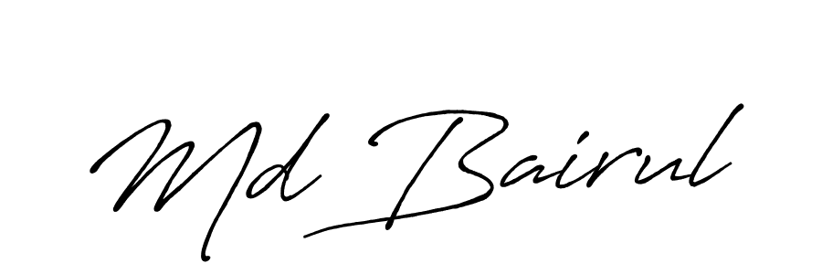 Similarly Antro_Vectra_Bolder is the best handwritten signature design. Signature creator online .You can use it as an online autograph creator for name Md Bairul. Md Bairul signature style 7 images and pictures png