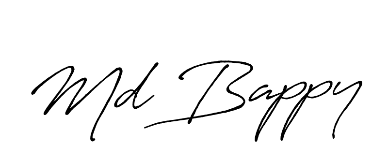 Similarly Antro_Vectra_Bolder is the best handwritten signature design. Signature creator online .You can use it as an online autograph creator for name Md Bappy. Md Bappy signature style 7 images and pictures png