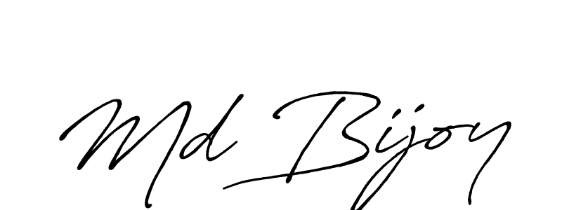 It looks lik you need a new signature style for name Md Bijoy. Design unique handwritten (Antro_Vectra_Bolder) signature with our free signature maker in just a few clicks. Md Bijoy signature style 7 images and pictures png