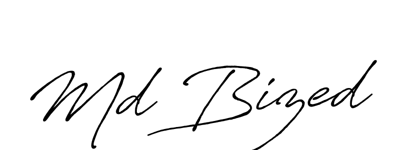 Create a beautiful signature design for name Md Bized. With this signature (Antro_Vectra_Bolder) fonts, you can make a handwritten signature for free. Md Bized signature style 7 images and pictures png