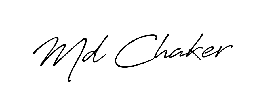 Make a beautiful signature design for name Md Chaker. Use this online signature maker to create a handwritten signature for free. Md Chaker signature style 7 images and pictures png