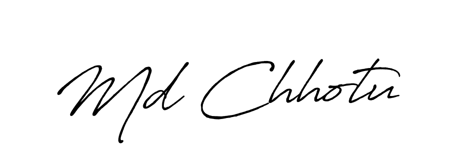 Similarly Antro_Vectra_Bolder is the best handwritten signature design. Signature creator online .You can use it as an online autograph creator for name Md Chhotu. Md Chhotu signature style 7 images and pictures png