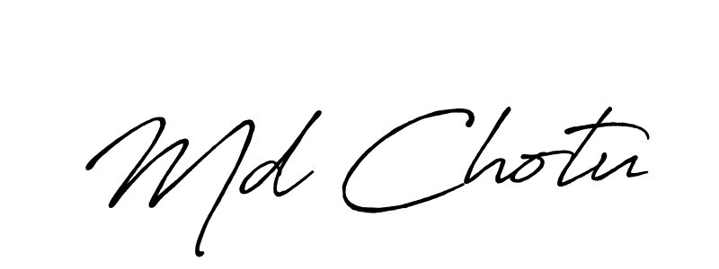 It looks lik you need a new signature style for name Md Chotu. Design unique handwritten (Antro_Vectra_Bolder) signature with our free signature maker in just a few clicks. Md Chotu signature style 7 images and pictures png
