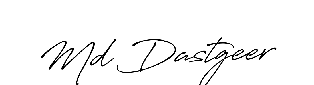 Md Dastgeer stylish signature style. Best Handwritten Sign (Antro_Vectra_Bolder) for my name. Handwritten Signature Collection Ideas for my name Md Dastgeer. Md Dastgeer signature style 7 images and pictures png