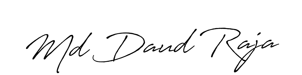 Design your own signature with our free online signature maker. With this signature software, you can create a handwritten (Antro_Vectra_Bolder) signature for name Md Daud Raja. Md Daud Raja signature style 7 images and pictures png