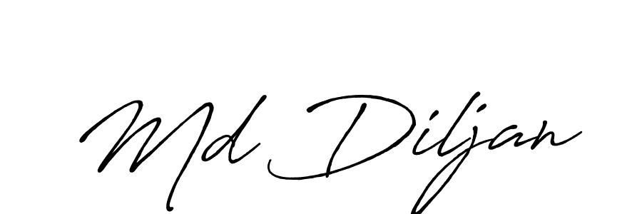 Best and Professional Signature Style for Md Diljan. Antro_Vectra_Bolder Best Signature Style Collection. Md Diljan signature style 7 images and pictures png
