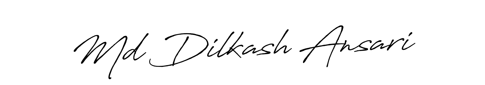 How to make Md Dilkash Ansari signature? Antro_Vectra_Bolder is a professional autograph style. Create handwritten signature for Md Dilkash Ansari name. Md Dilkash Ansari signature style 7 images and pictures png