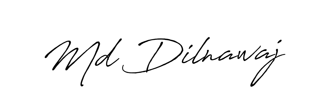 How to make Md Dilnawaj signature? Antro_Vectra_Bolder is a professional autograph style. Create handwritten signature for Md Dilnawaj name. Md Dilnawaj signature style 7 images and pictures png
