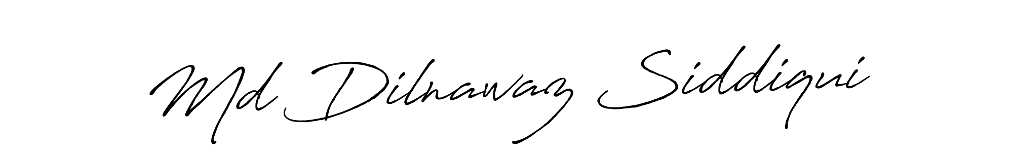 How to make Md Dilnawaz Siddiqui name signature. Use Antro_Vectra_Bolder style for creating short signs online. This is the latest handwritten sign. Md Dilnawaz Siddiqui signature style 7 images and pictures png