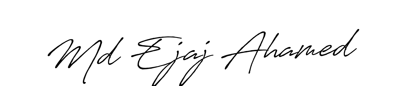 Also You can easily find your signature by using the search form. We will create Md Ejaj Ahamed name handwritten signature images for you free of cost using Antro_Vectra_Bolder sign style. Md Ejaj Ahamed signature style 7 images and pictures png