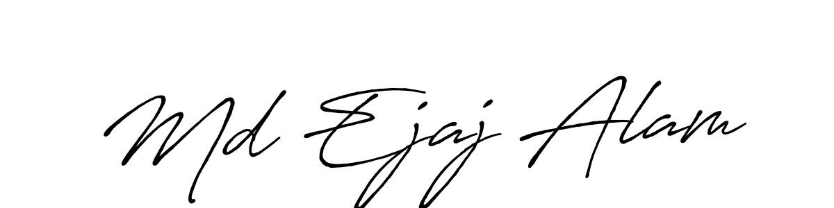 Also we have Md Ejaj Alam name is the best signature style. Create professional handwritten signature collection using Antro_Vectra_Bolder autograph style. Md Ejaj Alam signature style 7 images and pictures png