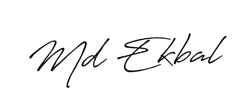 Similarly Antro_Vectra_Bolder is the best handwritten signature design. Signature creator online .You can use it as an online autograph creator for name Md Ekbal. Md Ekbal signature style 7 images and pictures png