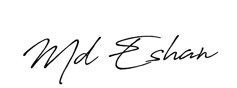 Best and Professional Signature Style for Md Eshan. Antro_Vectra_Bolder Best Signature Style Collection. Md Eshan signature style 7 images and pictures png