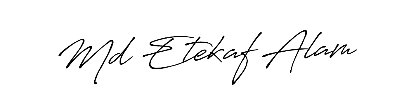 if you are searching for the best signature style for your name Md Etekaf Alam. so please give up your signature search. here we have designed multiple signature styles  using Antro_Vectra_Bolder. Md Etekaf Alam signature style 7 images and pictures png