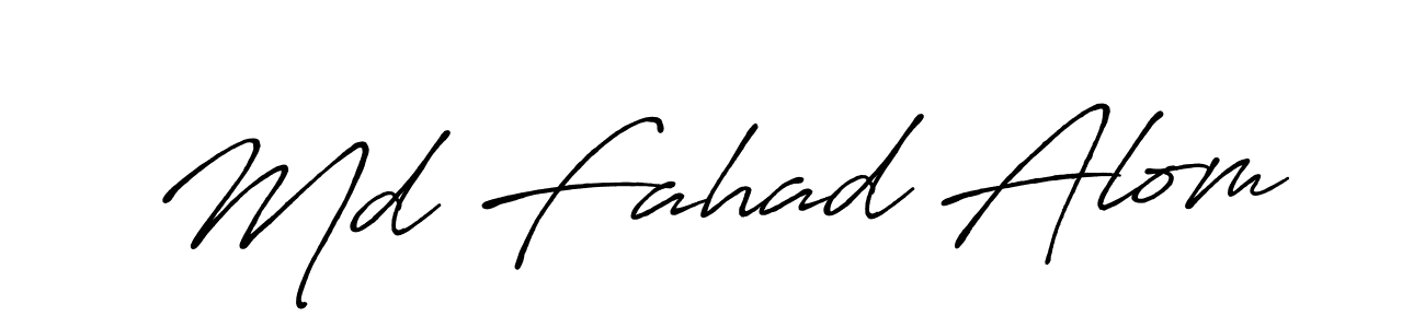 You can use this online signature creator to create a handwritten signature for the name Md Fahad Alom. This is the best online autograph maker. Md Fahad Alom signature style 7 images and pictures png