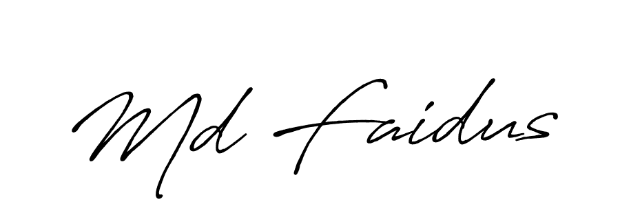 You should practise on your own different ways (Antro_Vectra_Bolder) to write your name (Md Faidus) in signature. don't let someone else do it for you. Md Faidus signature style 7 images and pictures png