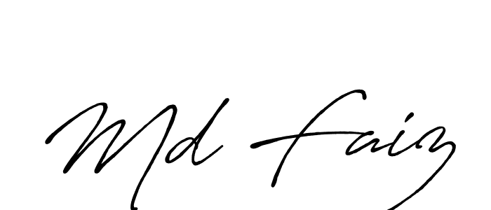 Make a beautiful signature design for name Md Faiz. Use this online signature maker to create a handwritten signature for free. Md Faiz signature style 7 images and pictures png