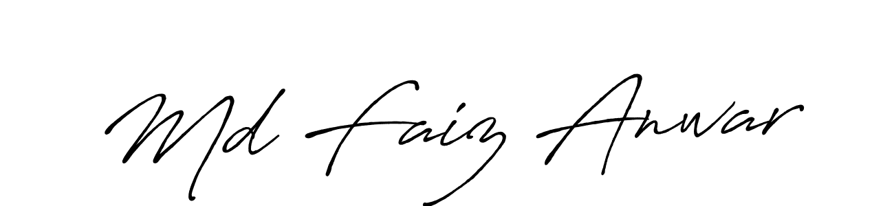 Make a beautiful signature design for name Md Faiz Anwar. Use this online signature maker to create a handwritten signature for free. Md Faiz Anwar signature style 7 images and pictures png