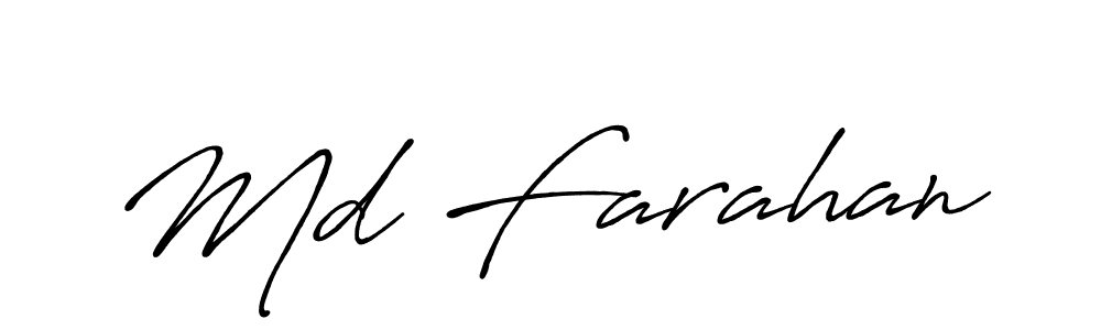 You should practise on your own different ways (Antro_Vectra_Bolder) to write your name (Md Farahan) in signature. don't let someone else do it for you. Md Farahan signature style 7 images and pictures png