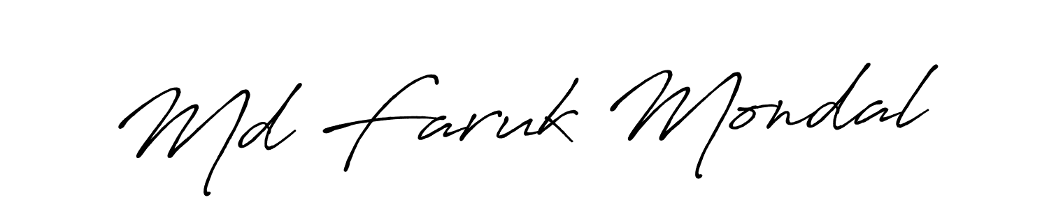 Once you've used our free online signature maker to create your best signature Antro_Vectra_Bolder style, it's time to enjoy all of the benefits that Md Faruk Mondal name signing documents. Md Faruk Mondal signature style 7 images and pictures png