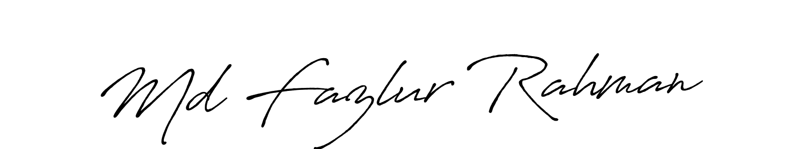 Also we have Md Fazlur Rahman name is the best signature style. Create professional handwritten signature collection using Antro_Vectra_Bolder autograph style. Md Fazlur Rahman signature style 7 images and pictures png