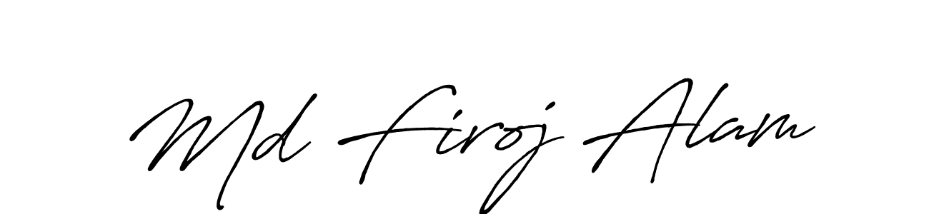 Similarly Antro_Vectra_Bolder is the best handwritten signature design. Signature creator online .You can use it as an online autograph creator for name Md Firoj Alam. Md Firoj Alam signature style 7 images and pictures png