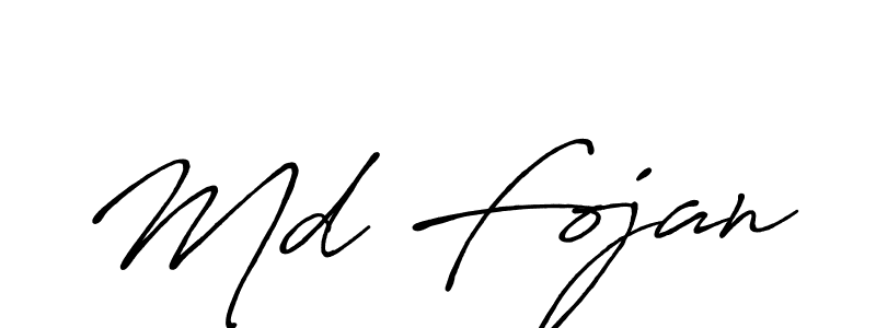 Create a beautiful signature design for name Md Fojan. With this signature (Antro_Vectra_Bolder) fonts, you can make a handwritten signature for free. Md Fojan signature style 7 images and pictures png