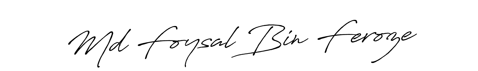 Once you've used our free online signature maker to create your best signature Antro_Vectra_Bolder style, it's time to enjoy all of the benefits that Md Foysal Bin Feroze name signing documents. Md Foysal Bin Feroze signature style 7 images and pictures png