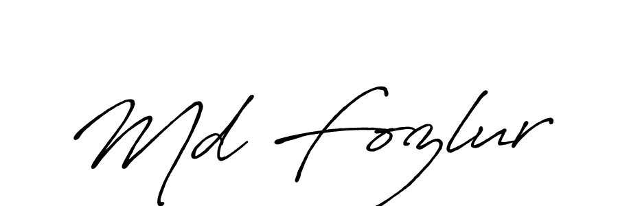 Antro_Vectra_Bolder is a professional signature style that is perfect for those who want to add a touch of class to their signature. It is also a great choice for those who want to make their signature more unique. Get Md Fozlur name to fancy signature for free. Md Fozlur signature style 7 images and pictures png