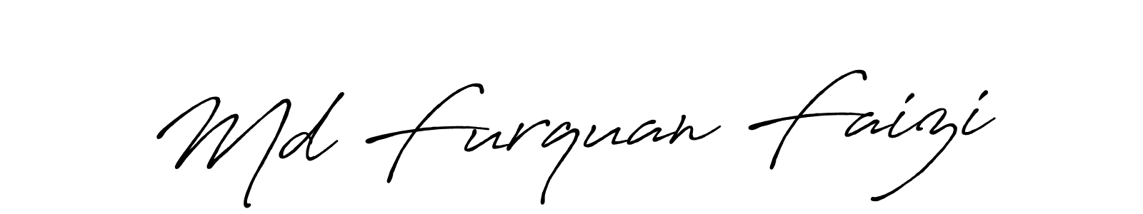 Md Furquan Faizi stylish signature style. Best Handwritten Sign (Antro_Vectra_Bolder) for my name. Handwritten Signature Collection Ideas for my name Md Furquan Faizi. Md Furquan Faizi signature style 7 images and pictures png