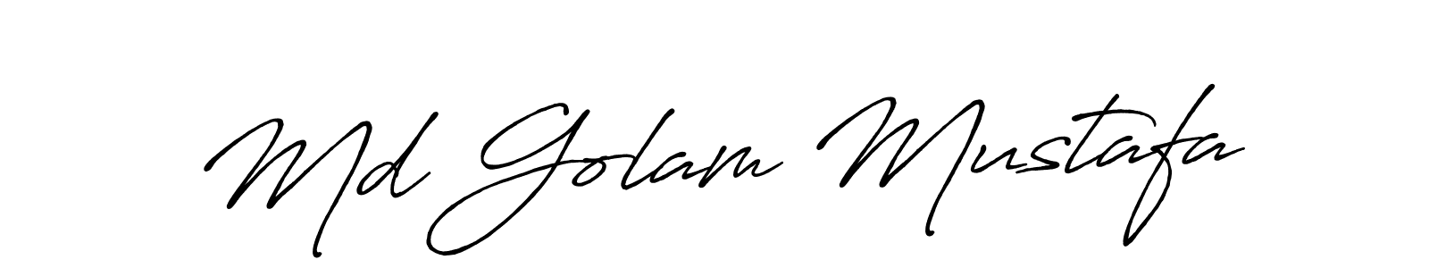 Similarly Antro_Vectra_Bolder is the best handwritten signature design. Signature creator online .You can use it as an online autograph creator for name Md Golam Mustafa. Md Golam Mustafa signature style 7 images and pictures png