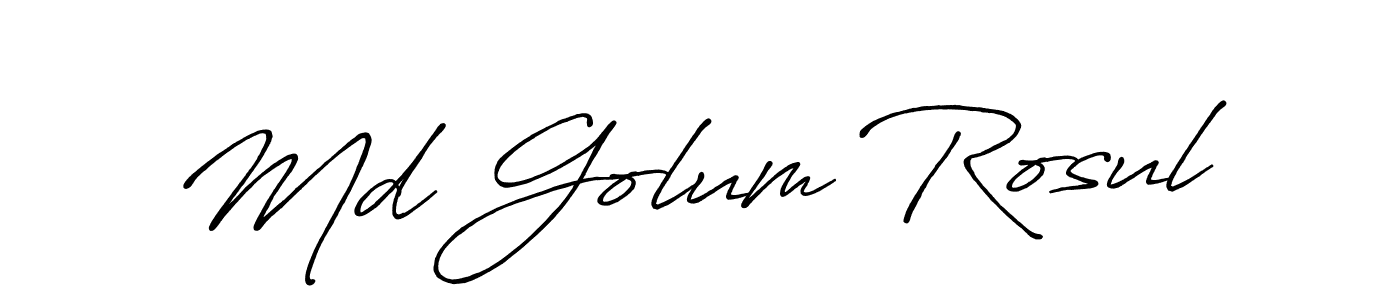 Also we have Md Golum Rosul name is the best signature style. Create professional handwritten signature collection using Antro_Vectra_Bolder autograph style. Md Golum Rosul signature style 7 images and pictures png