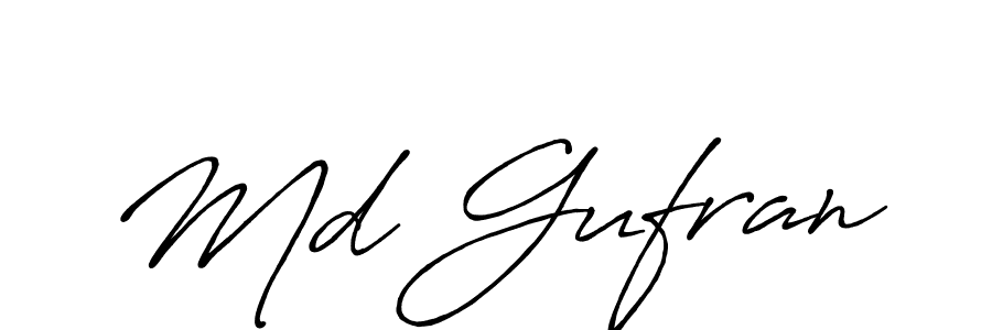 It looks lik you need a new signature style for name Md Gufran. Design unique handwritten (Antro_Vectra_Bolder) signature with our free signature maker in just a few clicks. Md Gufran signature style 7 images and pictures png