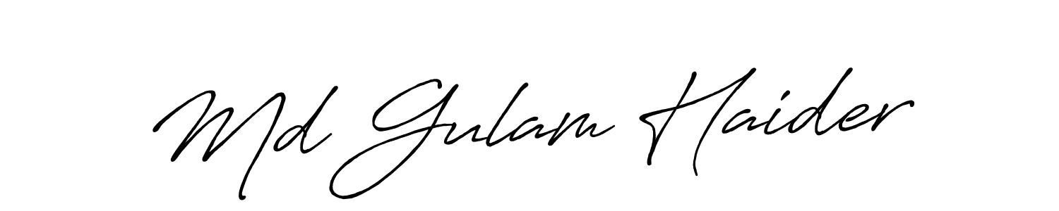 See photos of Md Gulam Haider official signature by Spectra . Check more albums & portfolios. Read reviews & check more about Antro_Vectra_Bolder font. Md Gulam Haider signature style 7 images and pictures png