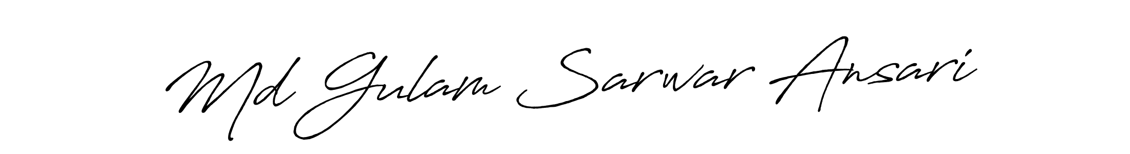 Make a short Md Gulam Sarwar Ansari signature style. Manage your documents anywhere anytime using Antro_Vectra_Bolder. Create and add eSignatures, submit forms, share and send files easily. Md Gulam Sarwar Ansari signature style 7 images and pictures png