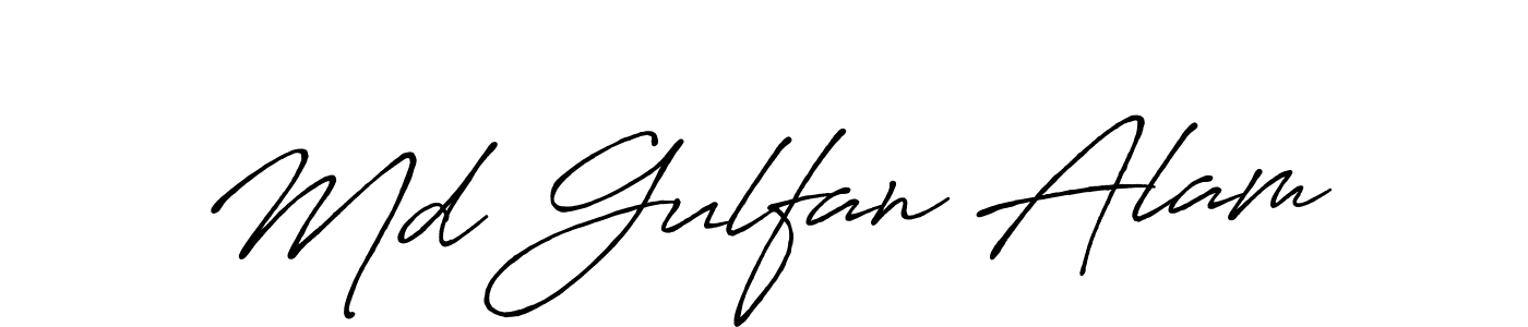 It looks lik you need a new signature style for name Md Gulfan Alam. Design unique handwritten (Antro_Vectra_Bolder) signature with our free signature maker in just a few clicks. Md Gulfan Alam signature style 7 images and pictures png