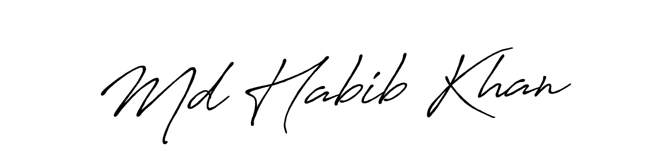 Check out images of Autograph of Md Habib Khan name. Actor Md Habib Khan Signature Style. Antro_Vectra_Bolder is a professional sign style online. Md Habib Khan signature style 7 images and pictures png